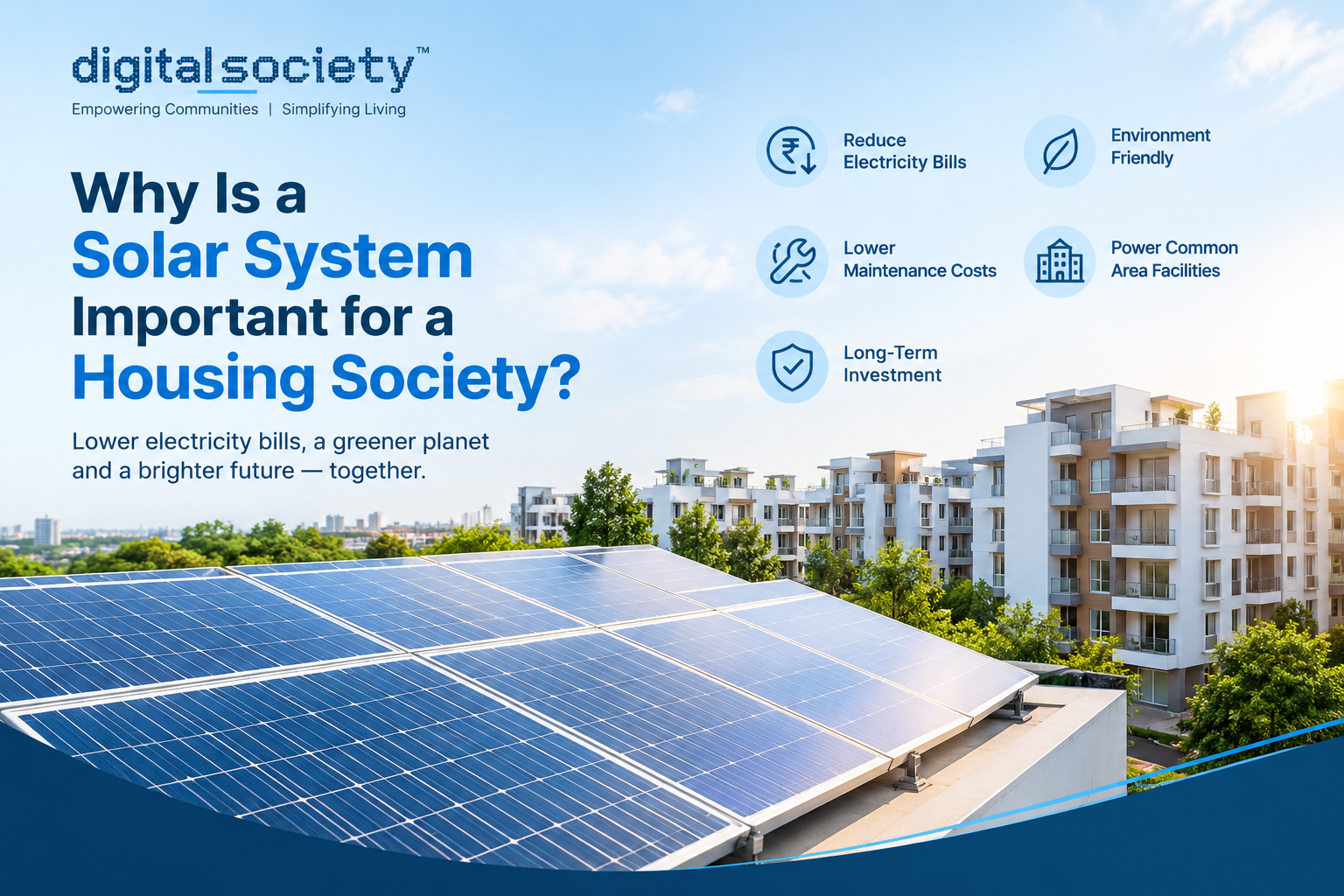 Why Is a Solar System Important for a Housing Society?
