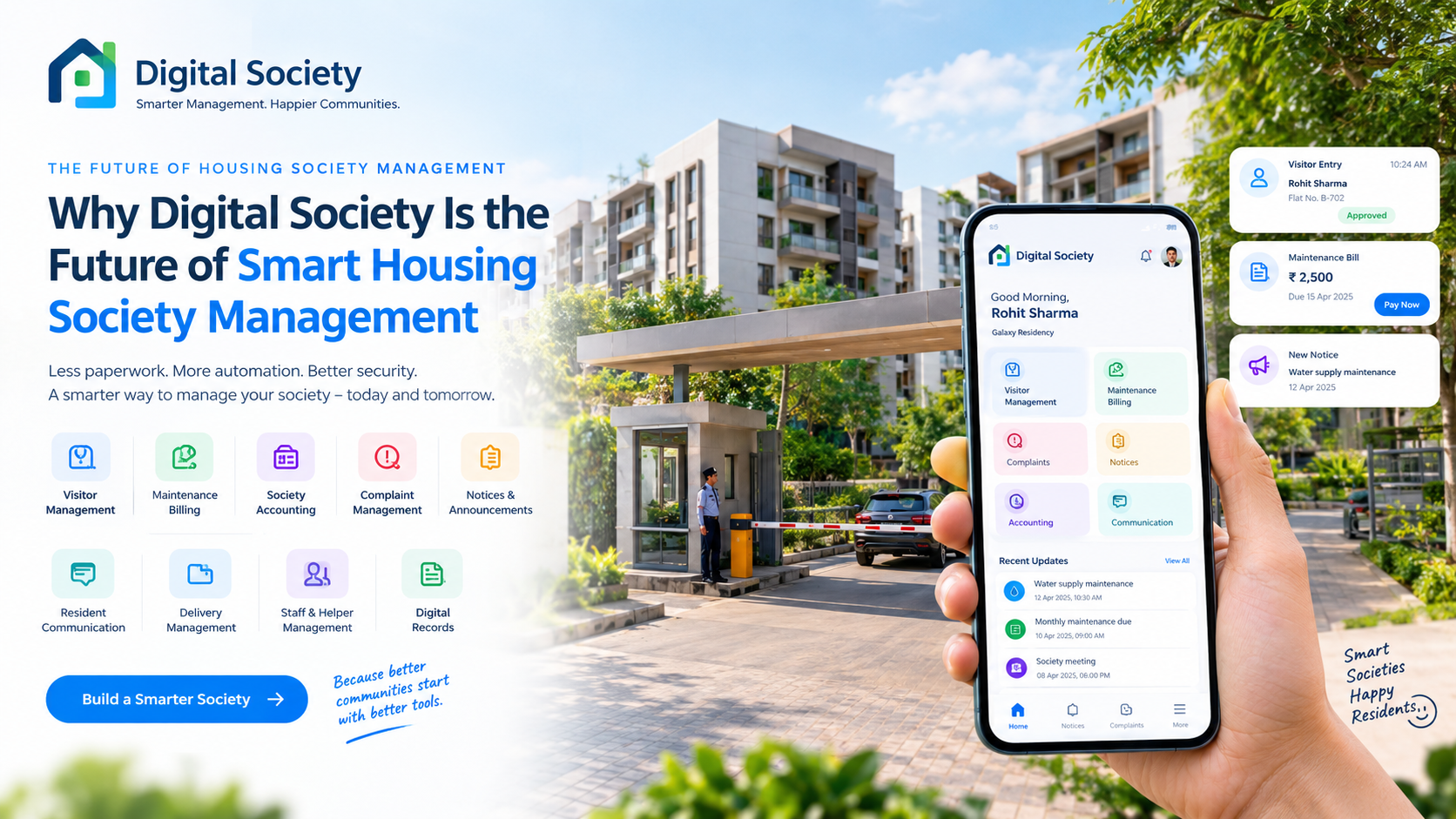 Why Digital Society Is the Best Choice for Housing Societies in the Future